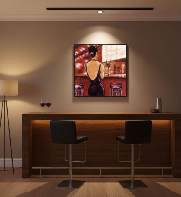 Lady With A Wine Glass - Image 2