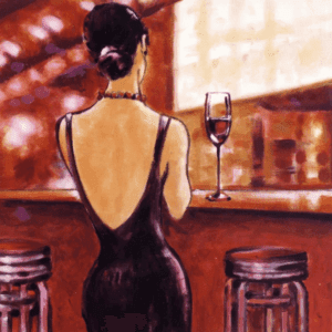 Lady With A Wine Glass