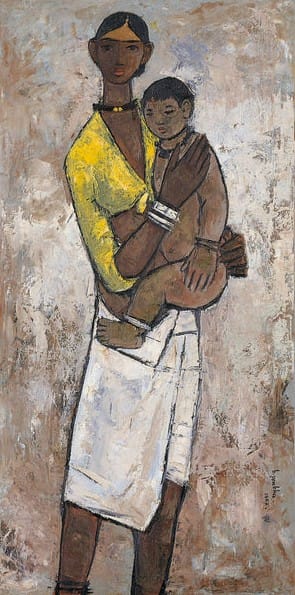 The Influence of Indian Traditional Art on Modern Art 4 Mother and Child