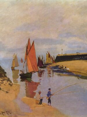 The Harbour At Trouville