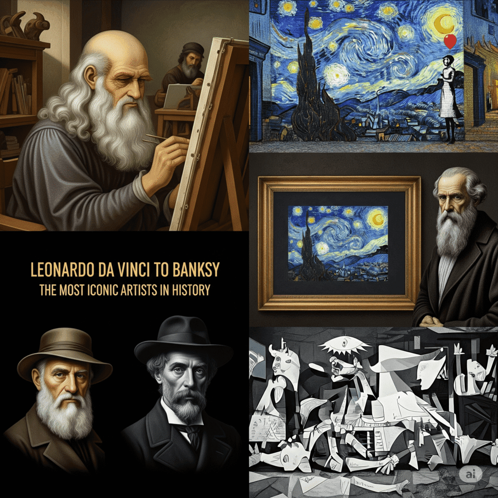 Leonardo da Vinci to Banksy: The Most Iconic Artists in History 11 Iconic Artists in History
