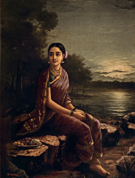 Exploring the Art of Oil Painting: Techniques and Tips 8 Radha in the Moonlight
