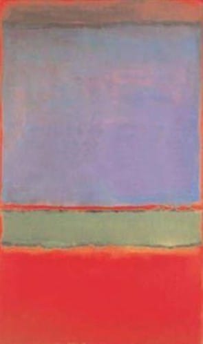 Understanding Art Valuation: Why Are Some Paintings Worth Millions? 9 No. 6 (Violet, Green and Red) by Mark Rothko