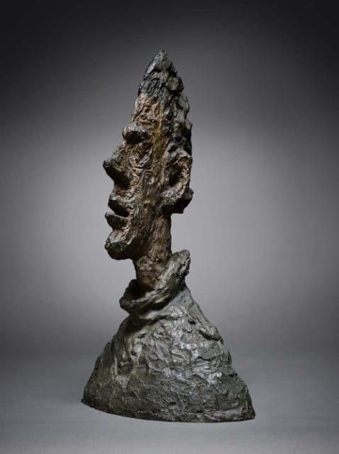 Top 10 Most Expensive Sculptures Ever Sold 8 Grande tête mince by Alberto Giacometti