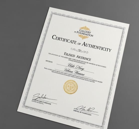 How to Authenticate Art: A Collector’s Guide 3 Certificate of authenticity