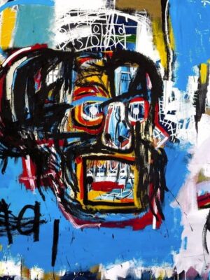 Untitled 1982 - (Skull With Blue)