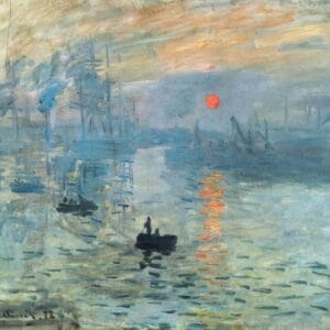 Claude Monet’s Impression, Sunrise painting that gave the Impressionist movement its name