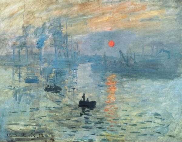 Claude Monet’s Impression, Sunrise painting that gave the Impressionist movement its name