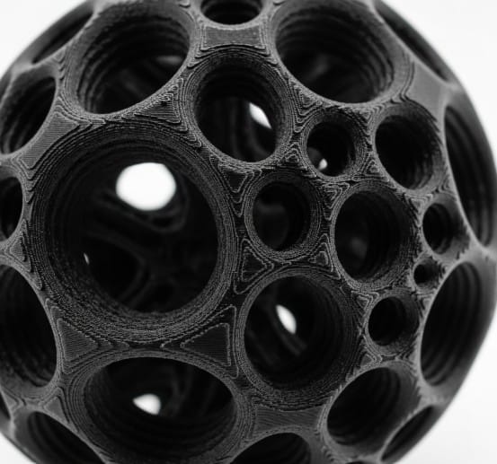 How 3D Printing is Revolutionizing the Art Industry 2 Intricate lattice design in a modern 3D printed sculpture