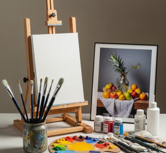 Exploring the Art of Oil Painting: Techniques and Tips 7 Beginner oil painting study of a simple still life
