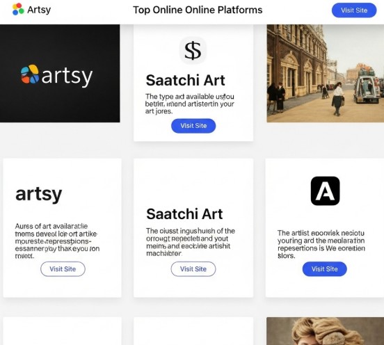 Tips for Buying and Selling Art Online 3 Screenshot of top online art platforms