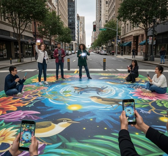 How Street Art is Taking Over the Global Art Scene 4 Interactive AR-enabled murals