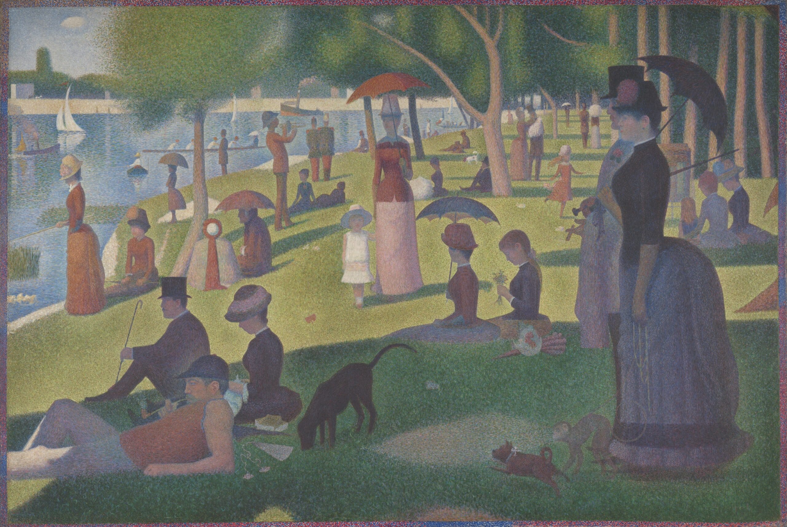 A Sunday on La Grande Jatte by Georges Seurat A Sunday on La Grande Jatte by Georges Seurat
