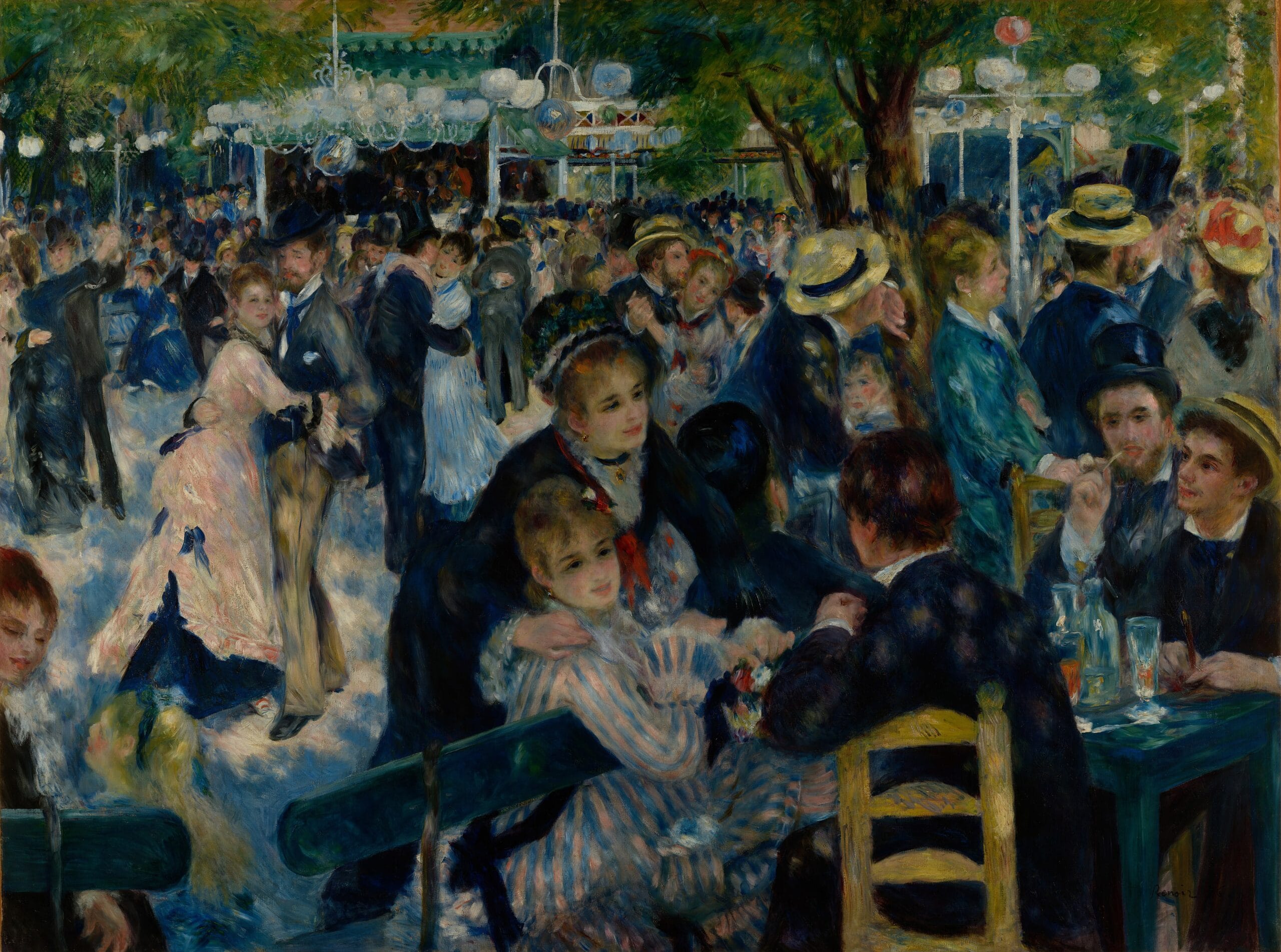 Dance At Le Moulin De La Galette by Pierre-Auguste Renoir Dance At Le Moulin De La Galette by Pierre-Auguste Renoir