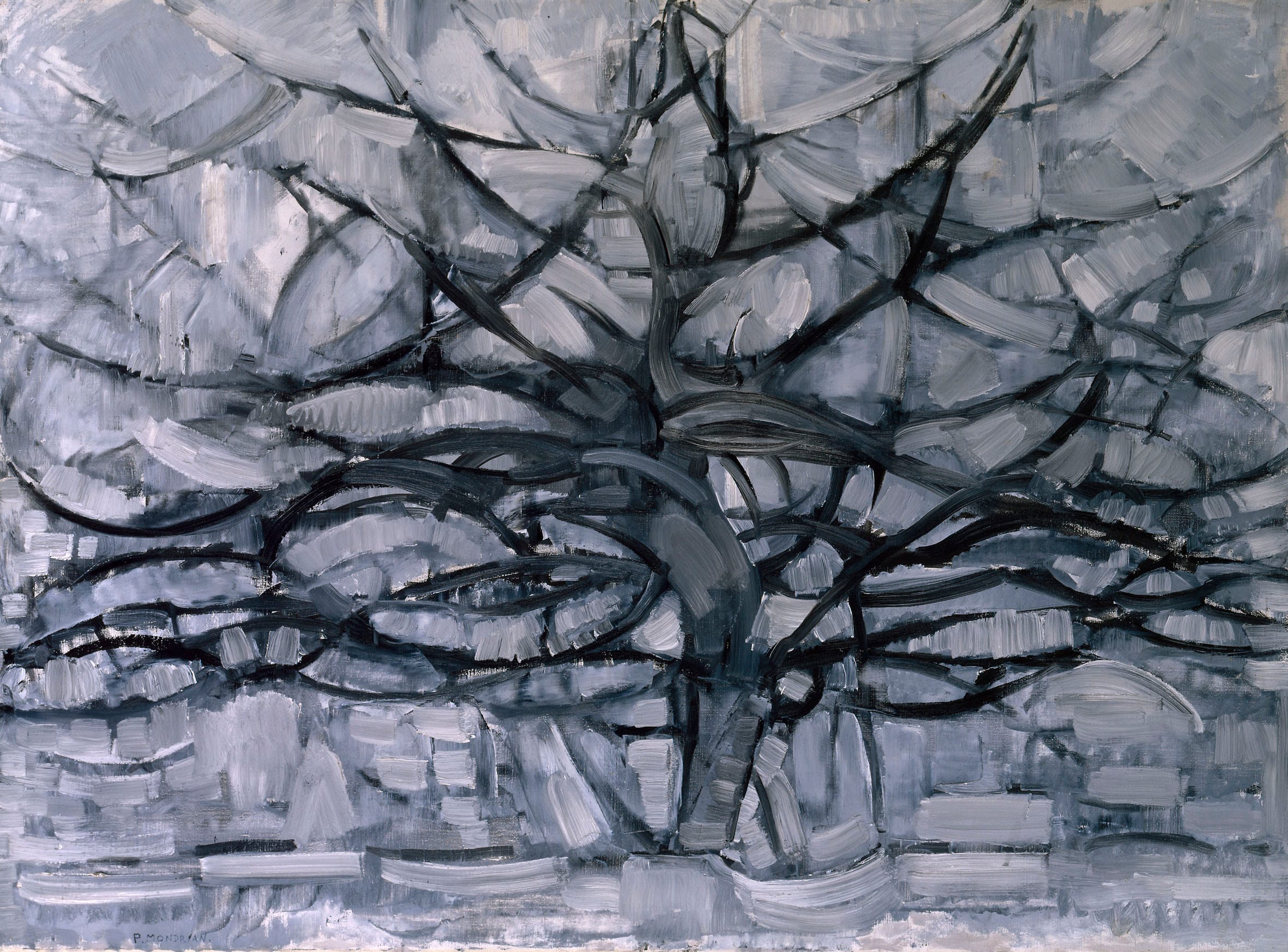 Gray Tree by Piet Mondrian Gray Tree by Piet Mondrian