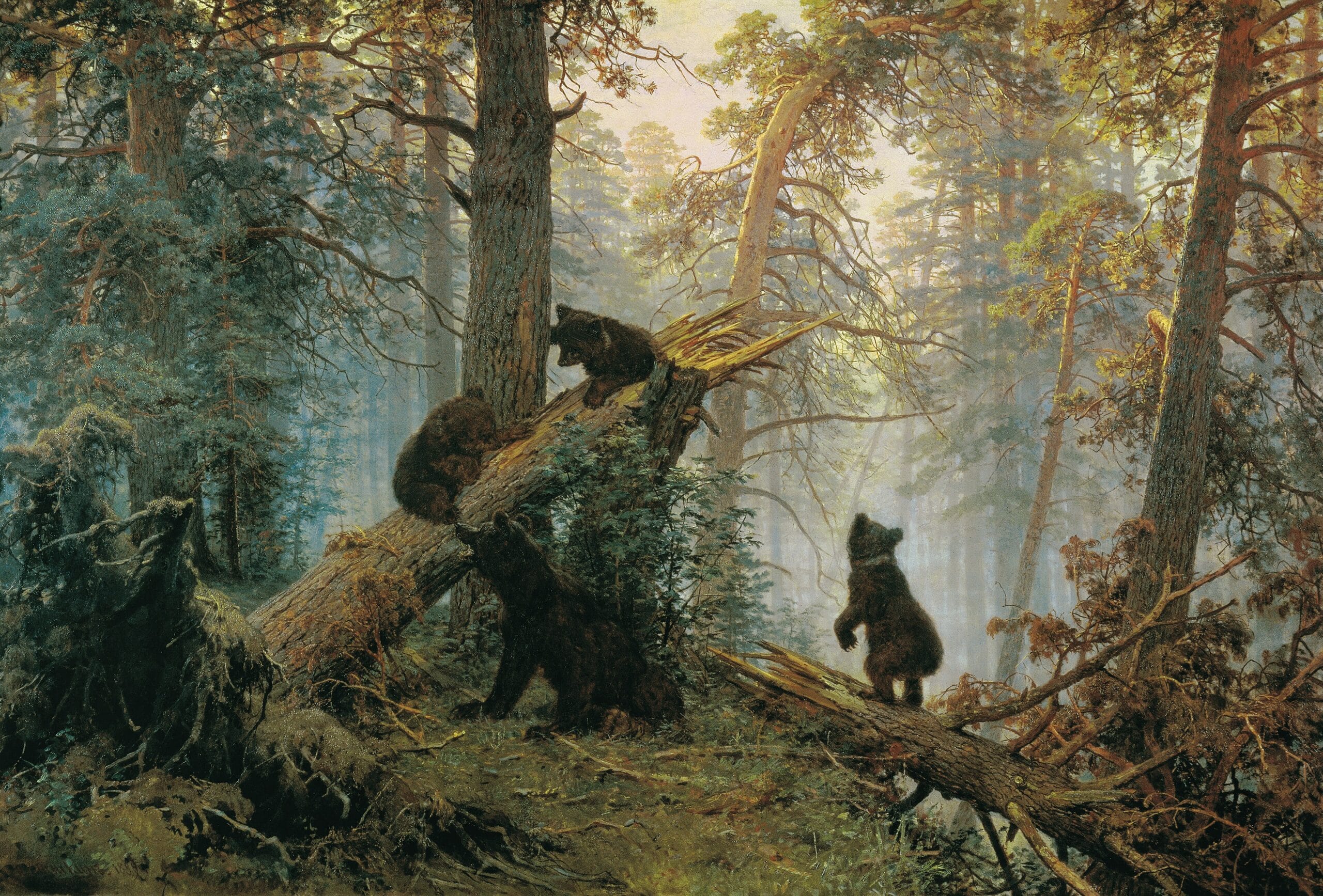 Morning in a Pine Forest by Ivan Shishkin Morning in a Pine Forest by Ivan Shishkin