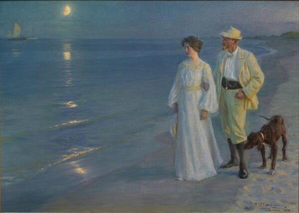Summer Evening at Skagen by Peder Severin Kroyer