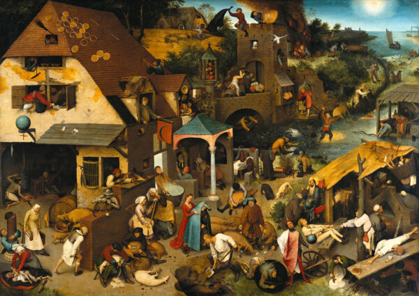 The Blue Cloak by Pieter Bruegel the Elder