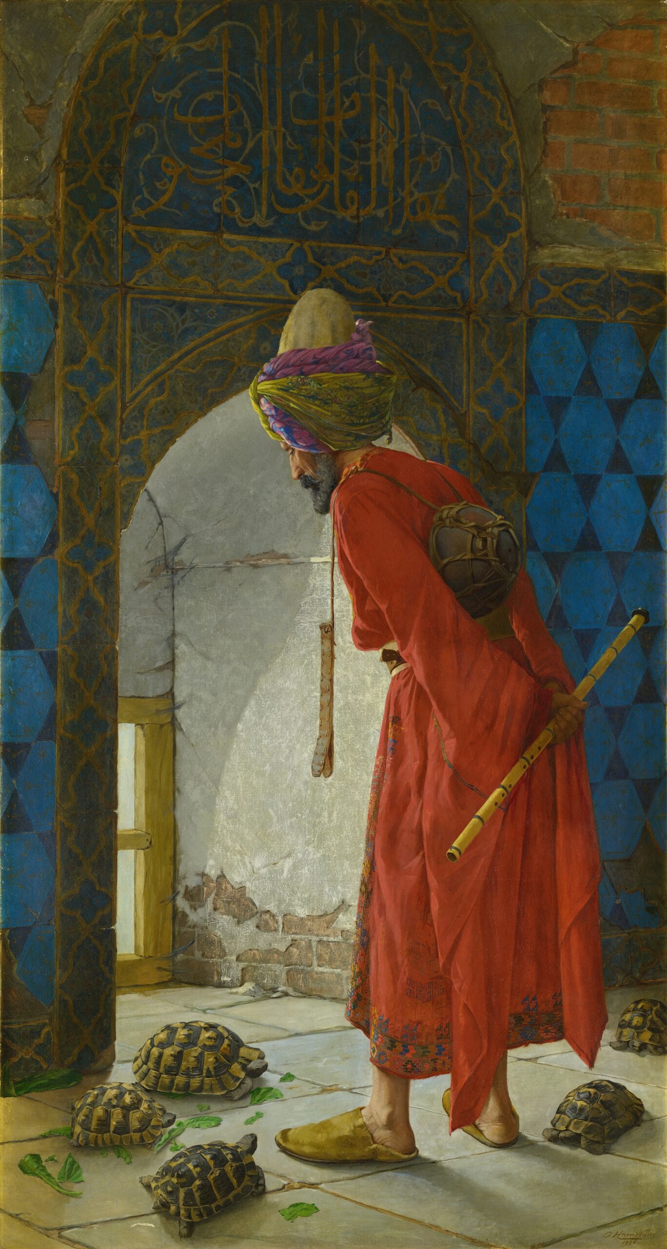 The Tortoise Trainer by Osman Hamdi Bey The Tortoise Trainer by Osman Hamdi Bey
