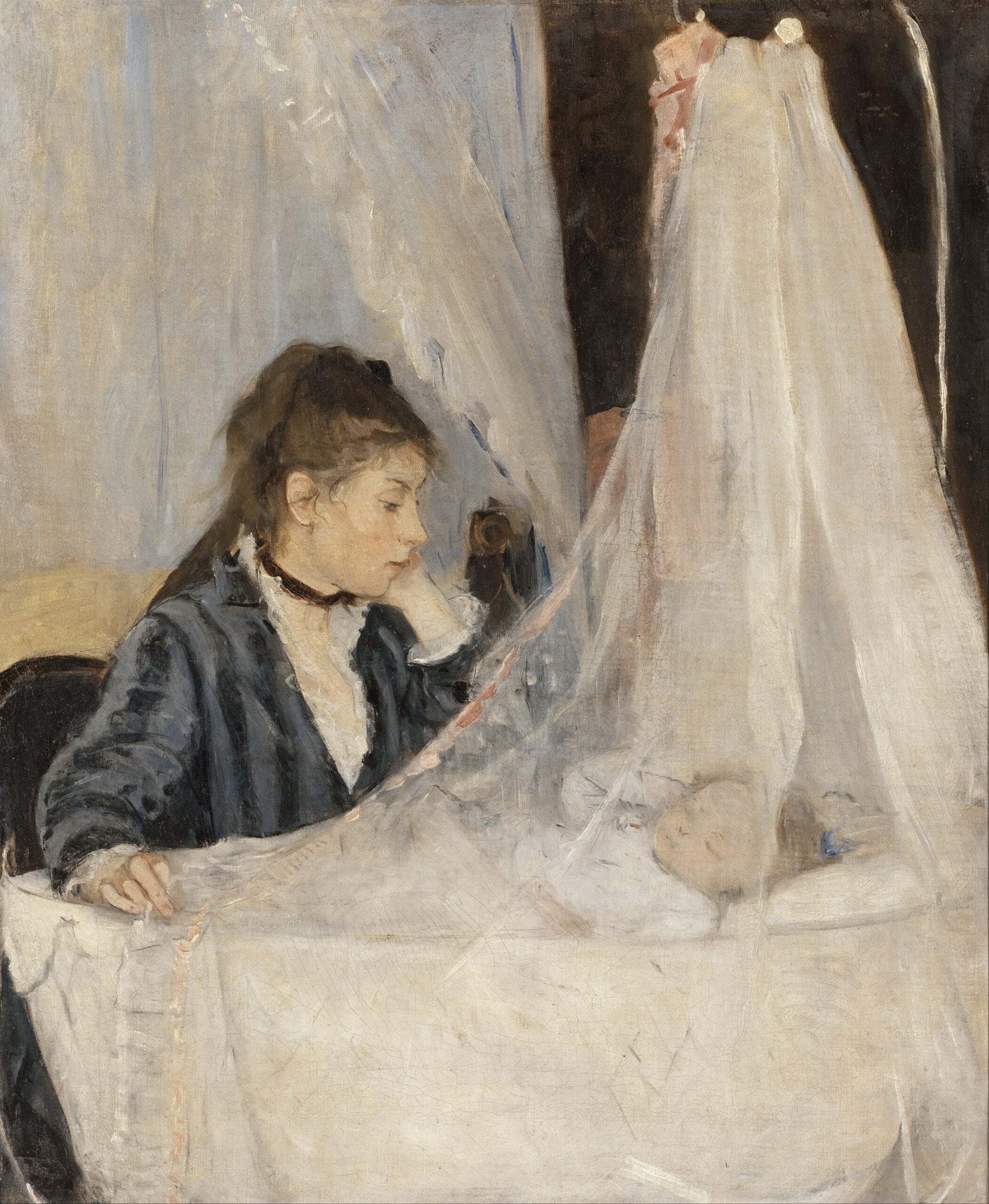 The Cradle by Berthe Morisot The Cradle by Berthe Morisot