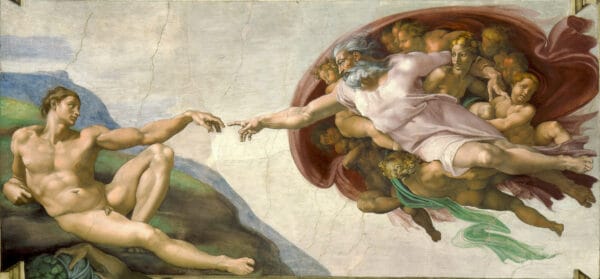 The Creation Of Adam by Michelangelo