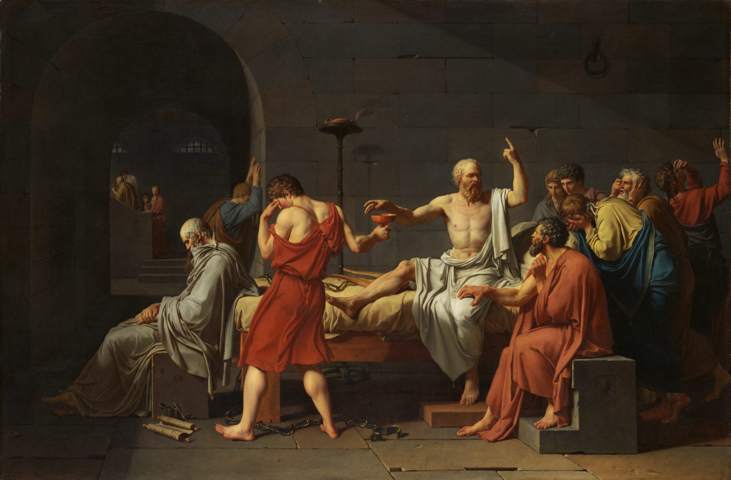 The Death of Socrates by Jacques-Louis David The Death of Socrates by Jacques-Louis David