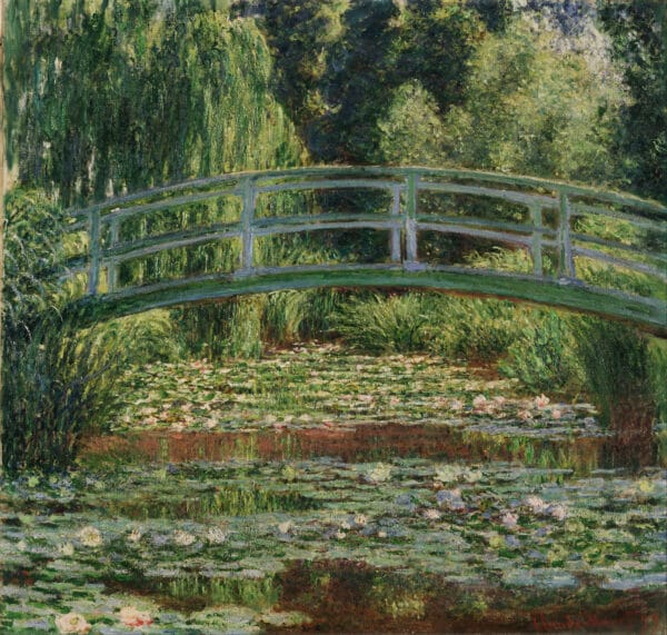 The Japanese Footbridge by Claude Monet