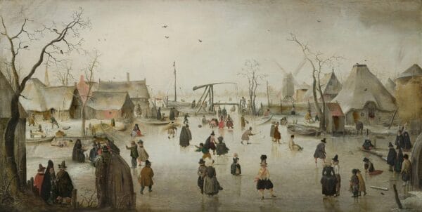A Scene on the Ice by Hendrick Avercamp