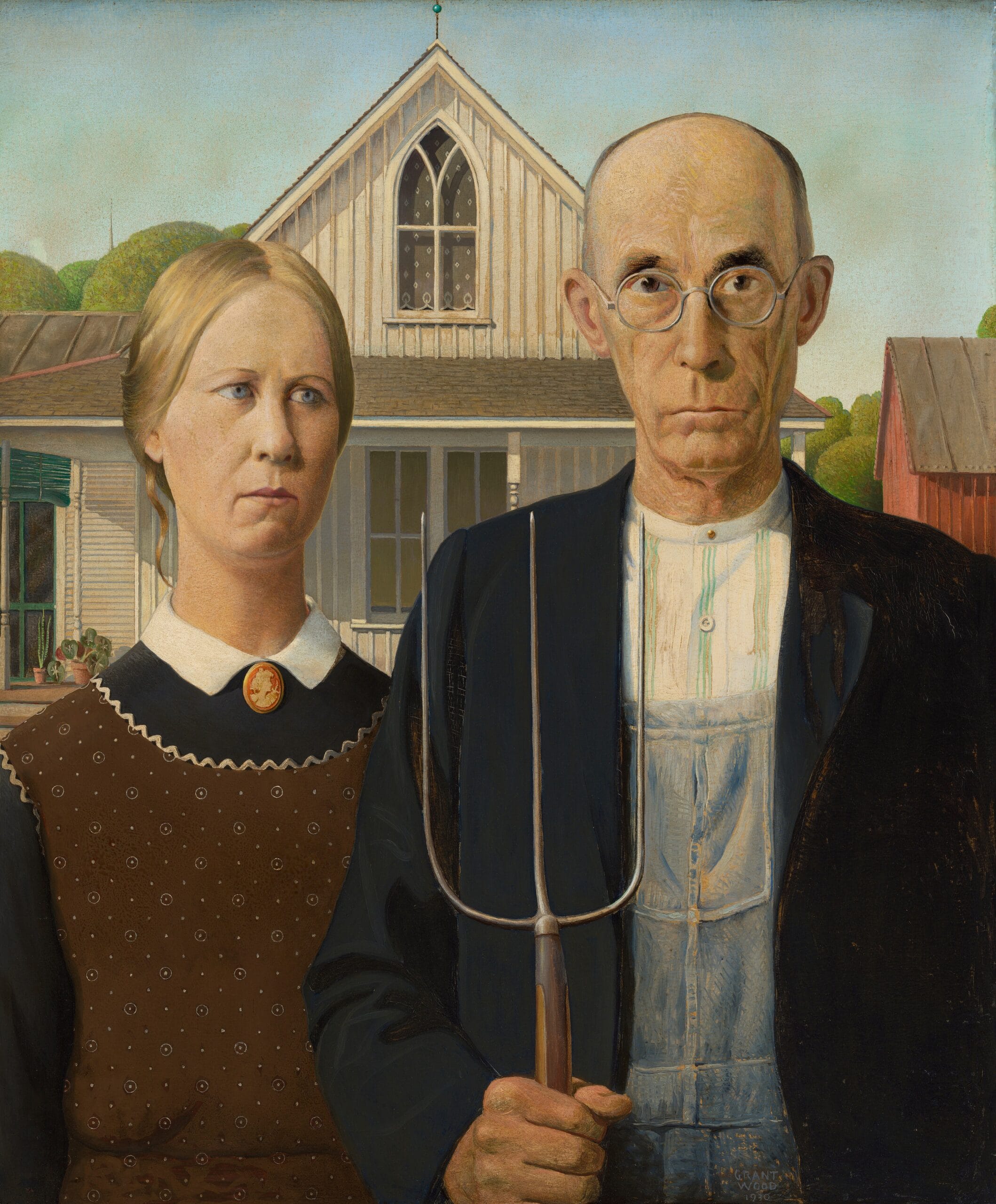 American Gothic by Grant Wood American Gothic by Grant Wood