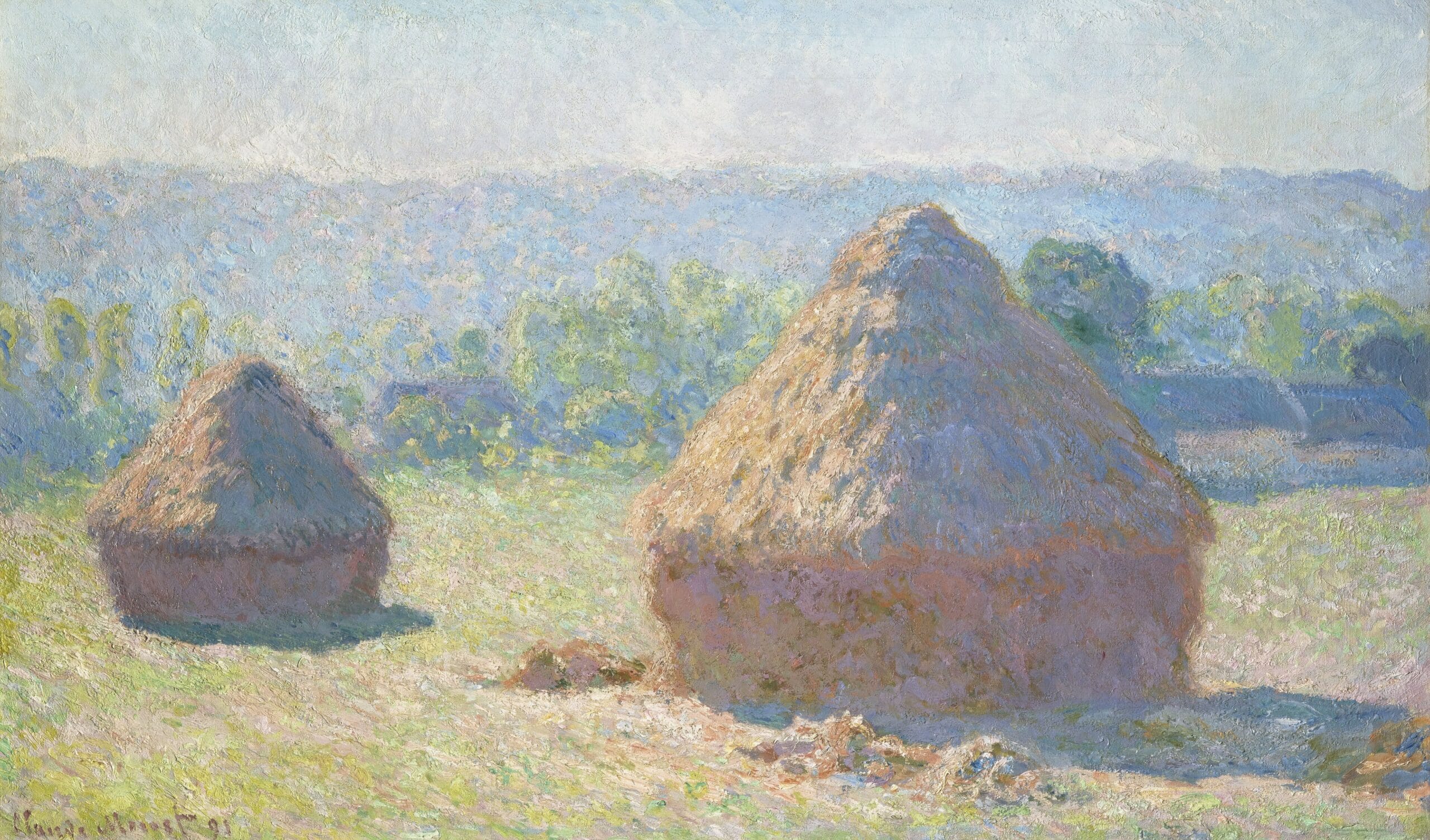 Haystacks, End of Summer by Claude Monet Haystacks, End of Summer by Claude Monet