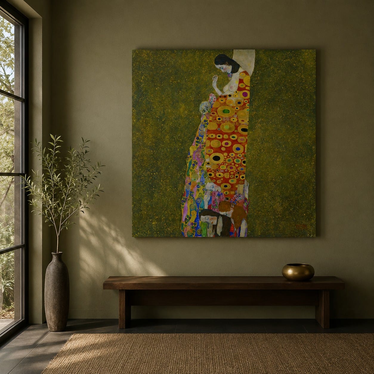 Hope II canvas print displayed on a wall Hope II canvas print displayed on a wall