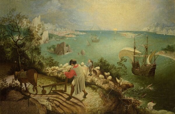 Landscape with the Fall of Icarus by Pieter Bruegel the Elder