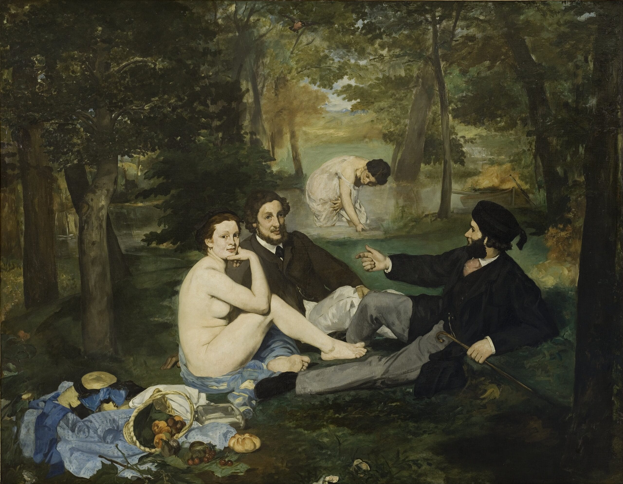 Luncheon on the Grass by Edouard Manet Luncheon on the Grass by Edouard Manet