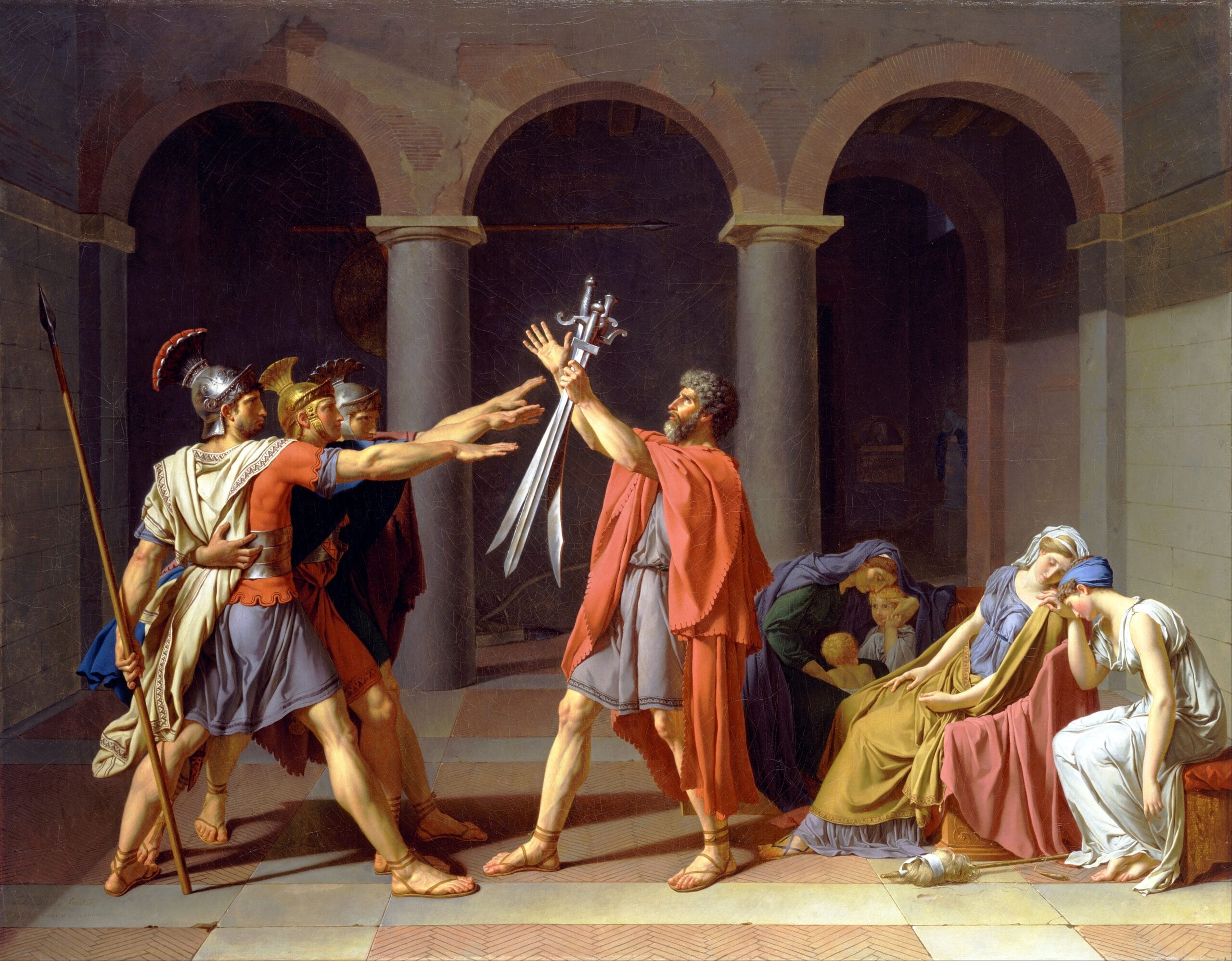 Oath of the Horatii by Jacques-Louis David Oath of the Horatii by Jacques-Louis David