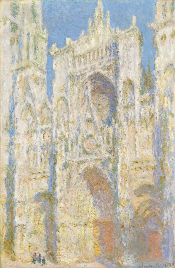 Rouen Cathedral, West Facade by Claude Monet