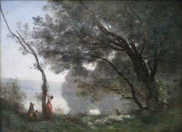 Souvenir de Mortefontaine by Jean-Baptiste-Camille Corot