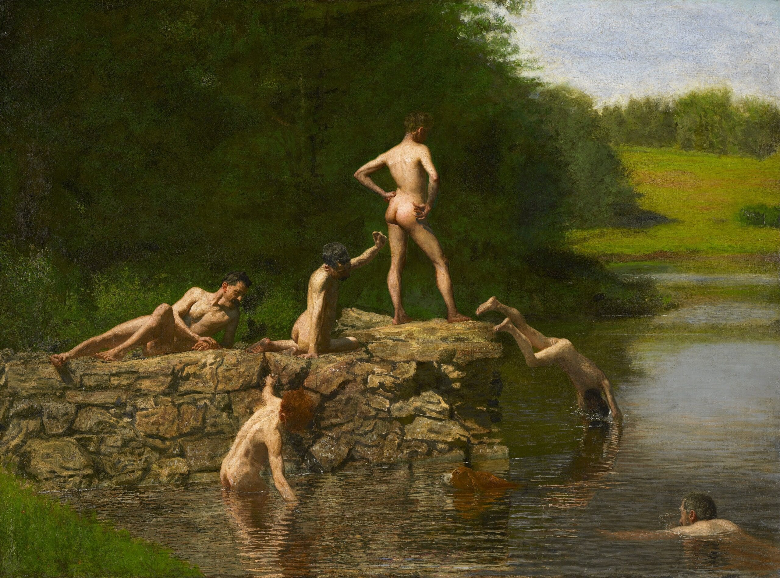 Swimming by Thomas Eakins Swimming by Thomas Eakins