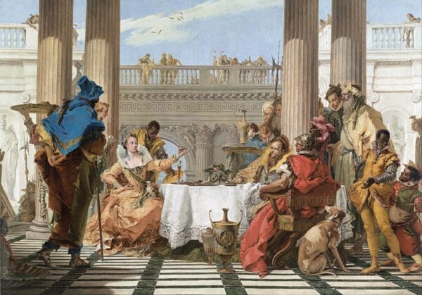 The Banquet of Cleopatra by Giambattista Tiepolo
