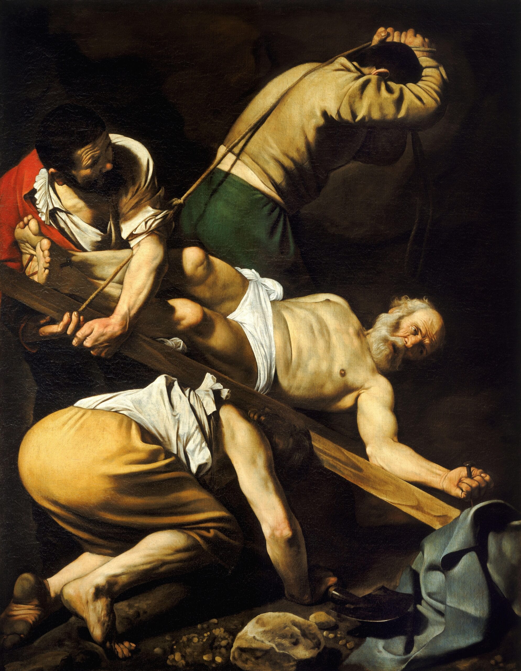 The Crucifixion of Saint Peter by Caravaggio The Crucifixion of Saint Peter by Caravaggio