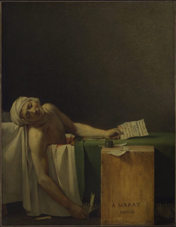 The Death of Marat by Jacques-Louis David