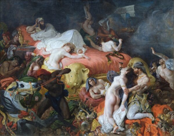 The Death of Sardanapalus by Eugène Delacroix