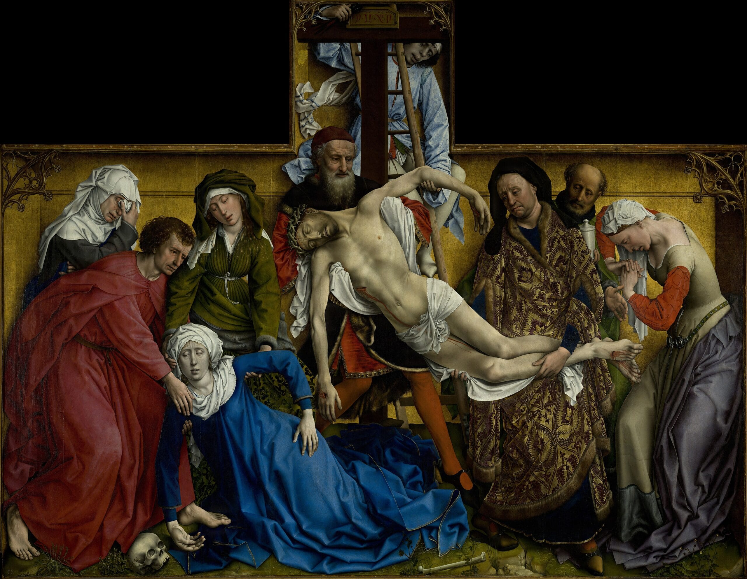 The Descent from the Cross by Rogier van der Weyden The Descent from the Cross by Rogier van der Weyden