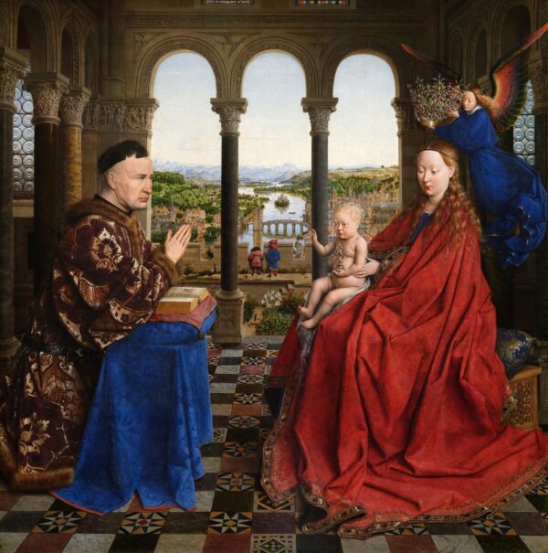 The Madonna of Chancellor Rolin by Jan van Eyck