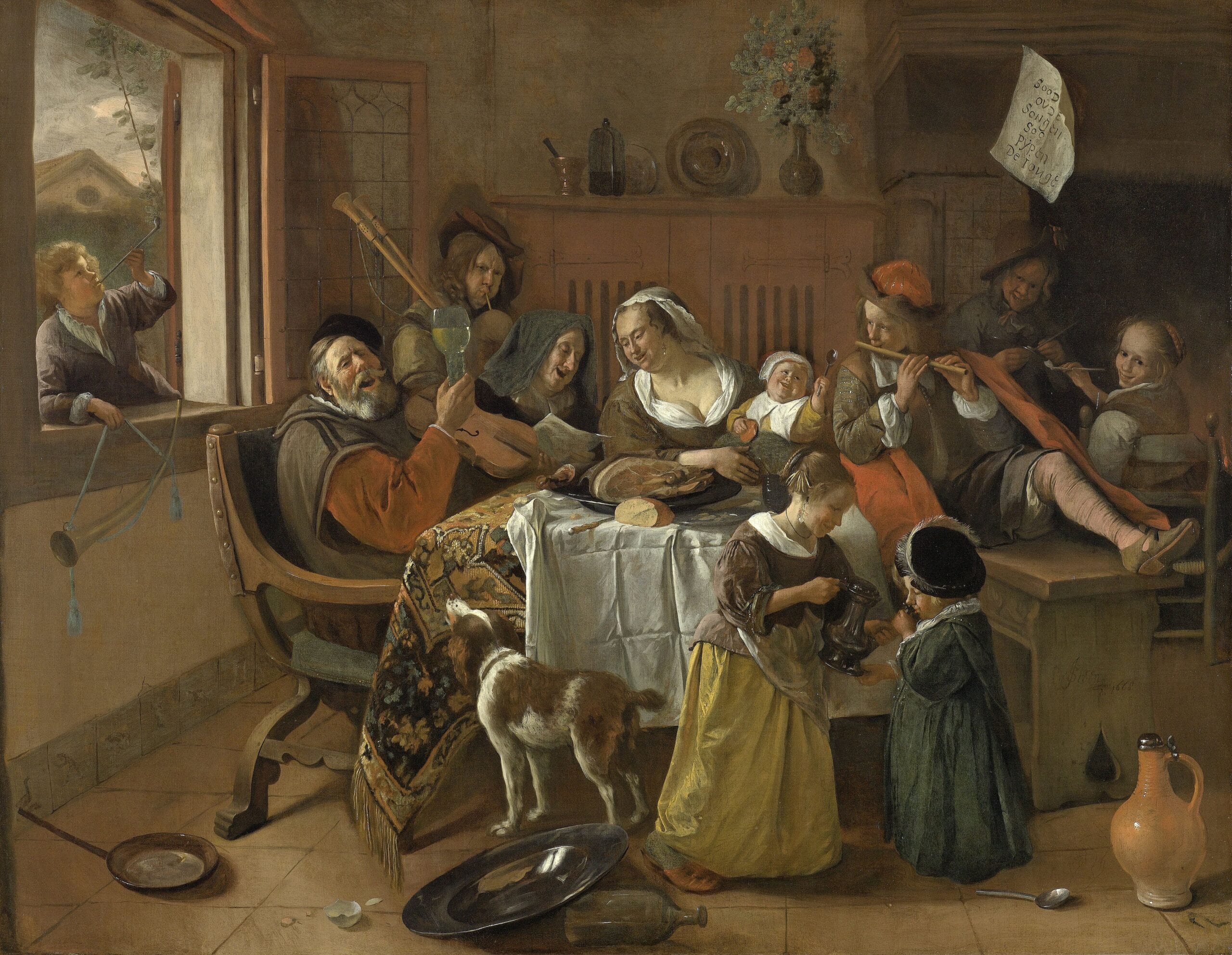 The Merry Family by Jan Steen The Merry Family by Jan Steen