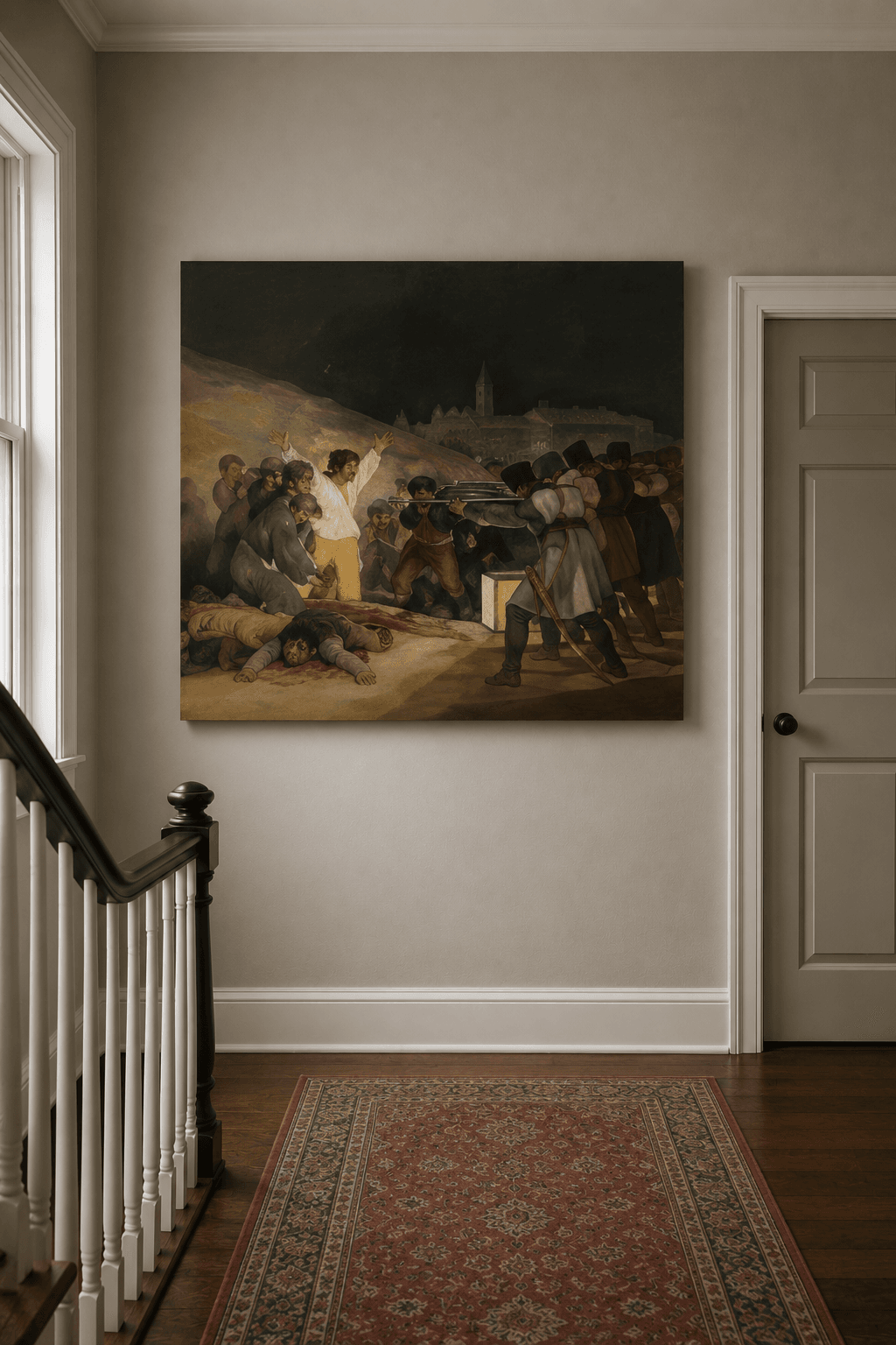 The Third of May 1808 canvas print displayed on a wall The Third of May 1808 canvas print displayed on a wall