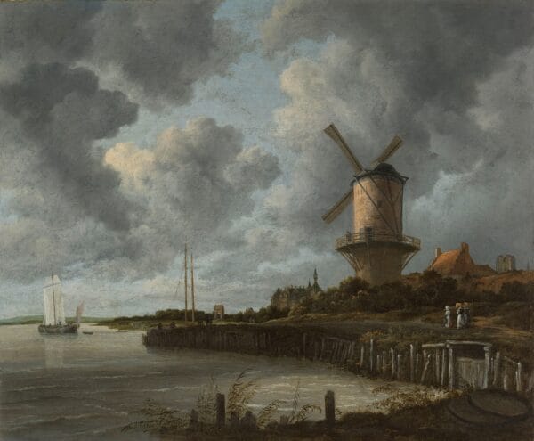 The Windmill at Wijk bij Duurstede by Jacob van Ruisdael