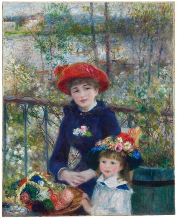 Two Sisters by Pierre-Auguste Renoir