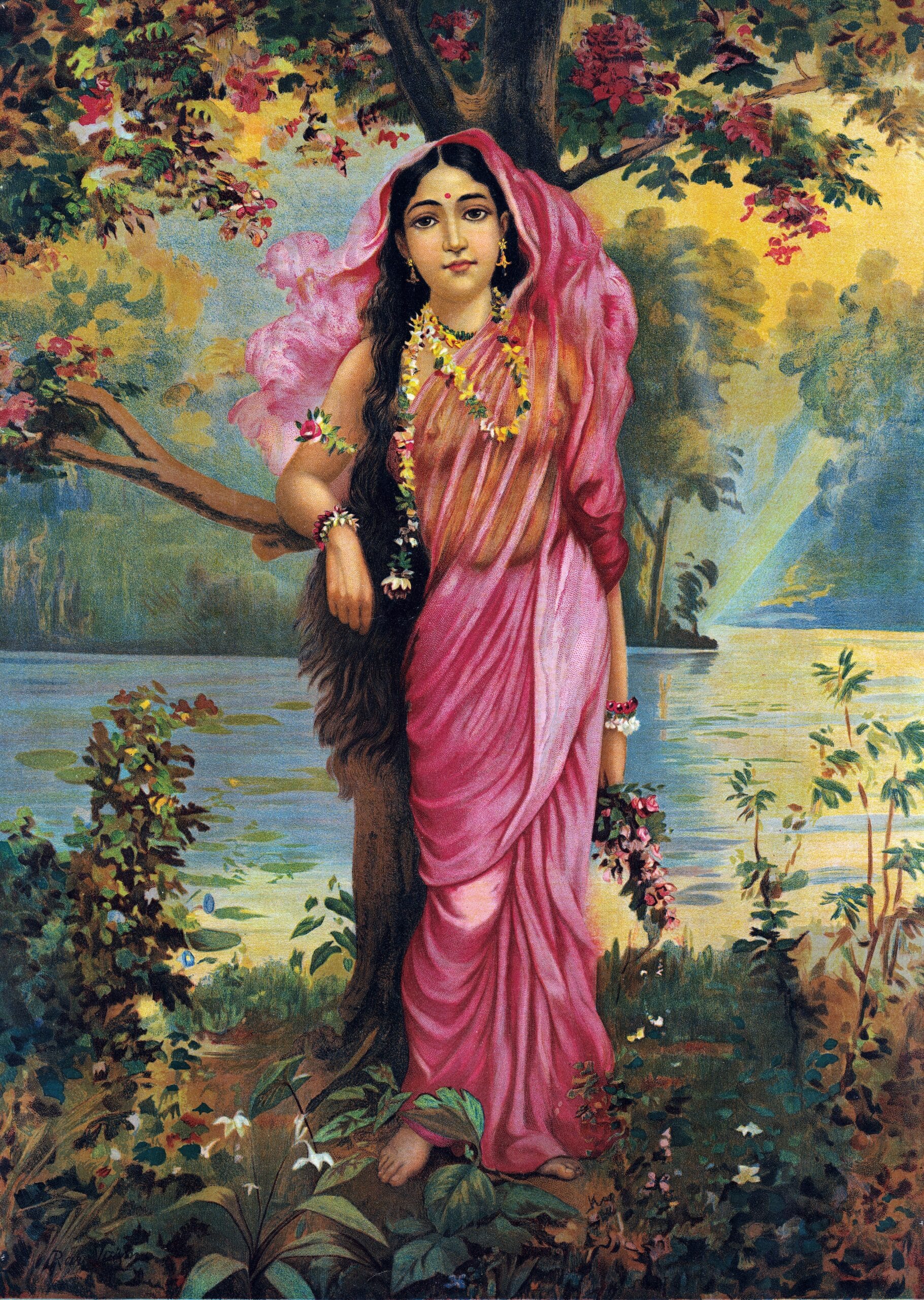 Vasantika by Raja Ravi Varma Vasantika by Raja Ravi Varma