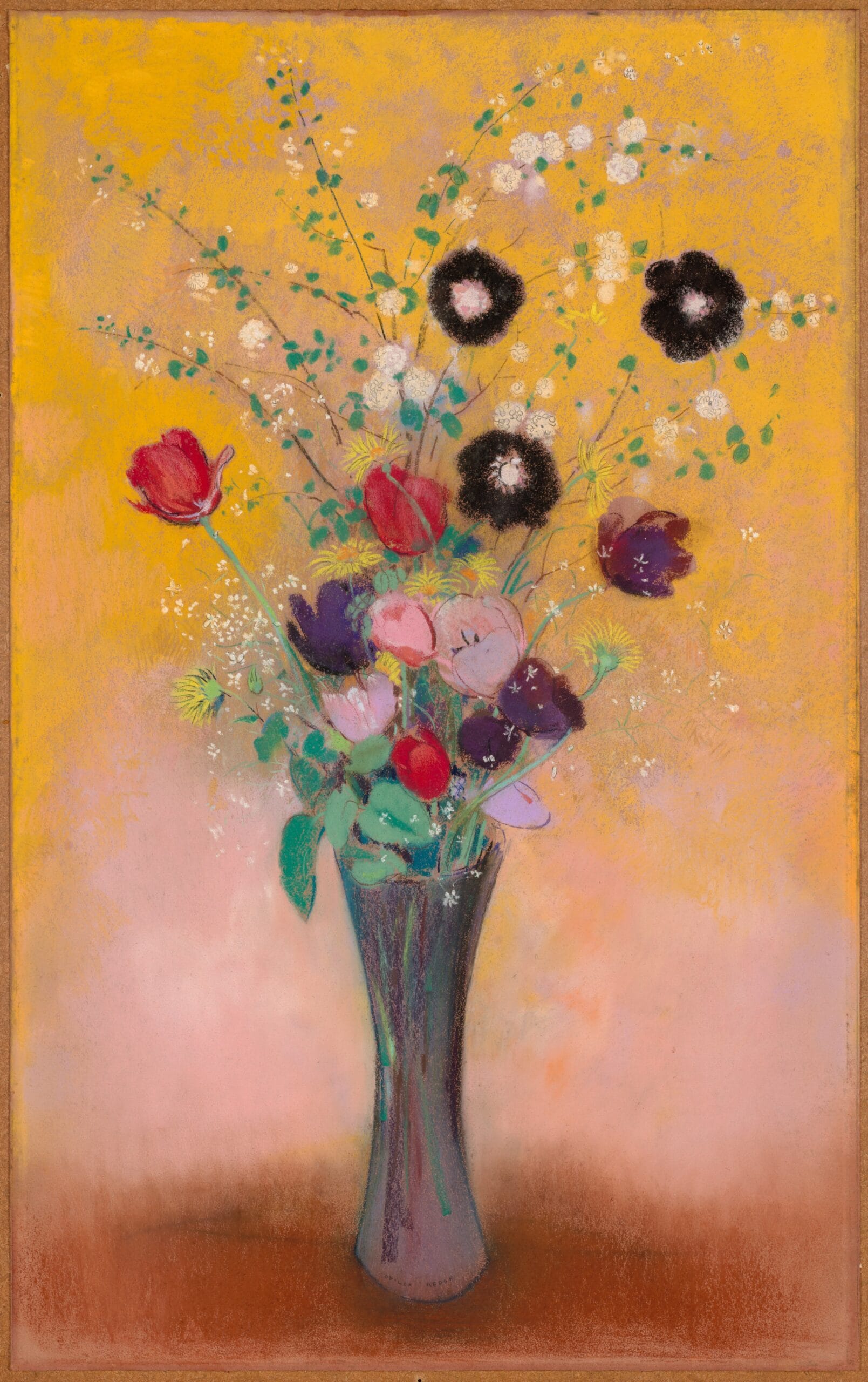 Vase of Flowers by Odilon Redon Vase of Flowers by Odilon Redon